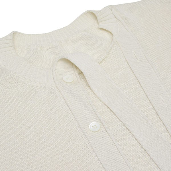 2025SS　BUTTONED DRAPE KNIT　プルオーバーニット　セーター　IM51KN790