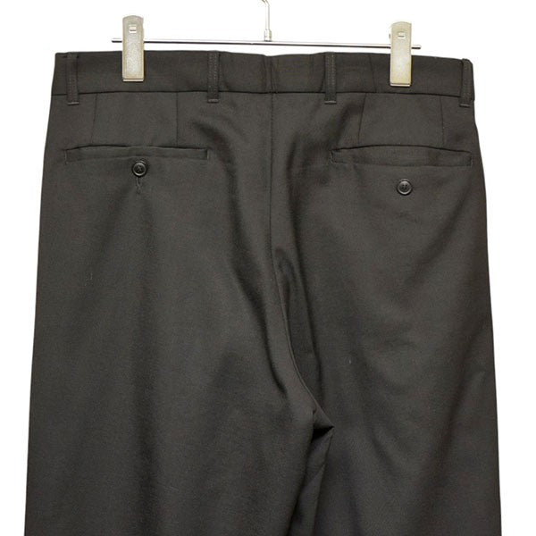 スラックスパンツ　ボタンデザインフレアパンツ