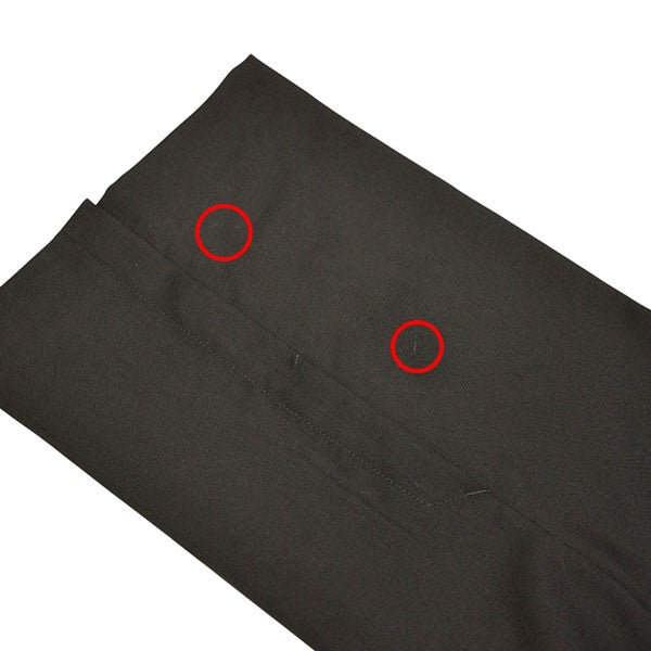 スラックスパンツ　ボタンデザインフレアパンツ