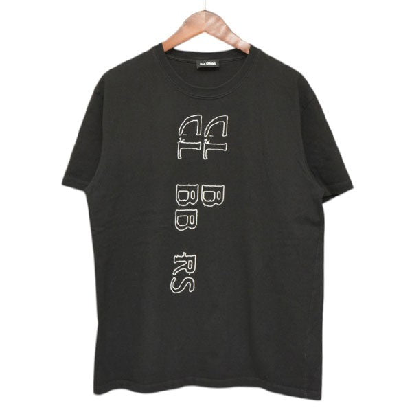 RAF SIMONS 2019SS Clubbers Print T Shirt プリントTシャツ 191．112 古着・中古-1枚目のアイテム画像