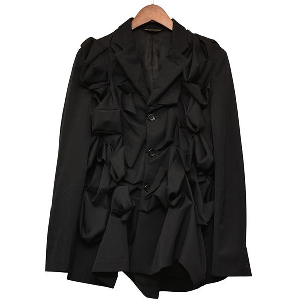 COMME des GARCONS 2025AW ウールカラーギャバジンテーラードジャケット 装飾ジャケット GP-J020 古着・中古-1枚目のアイテム画像