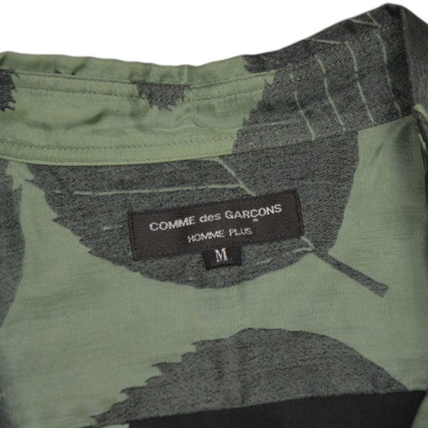 2001SS　DOUBLE FACE期　リーフプリントシャツ　総柄レーヨンシャツ　PB 10019M