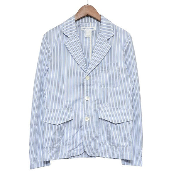 2015SS　シャツ地ストライプテーラードジャケット　シングルテーラードジャケット　S23172