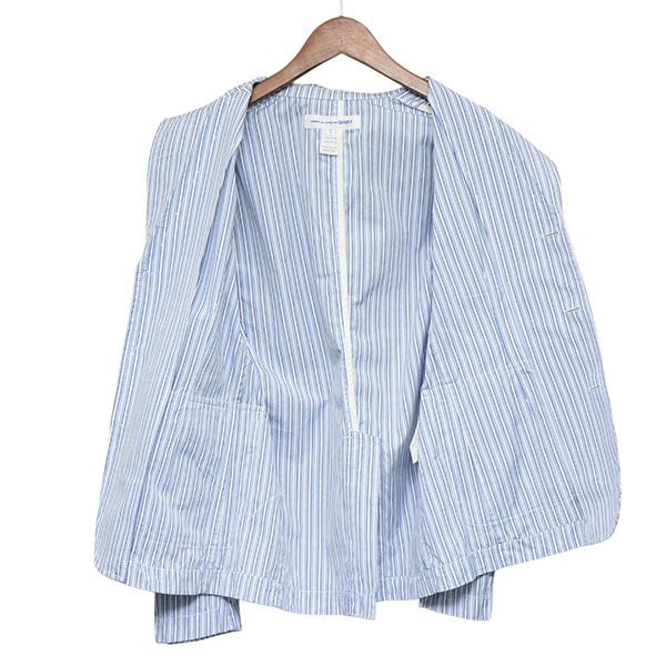 COMME des GARCONS SHIRT 2015SS シャツ地ストライプテーラードジャケット シングルテーラードジャケット S23172 古着・中古-3枚目のアイテム画像