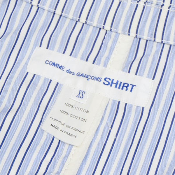 COMME des GARCONS SHIRT 2015SS シャツ地ストライプテーラードジャケット シングルテーラードジャケット S23172 古着・中古-6枚目のアイテム画像