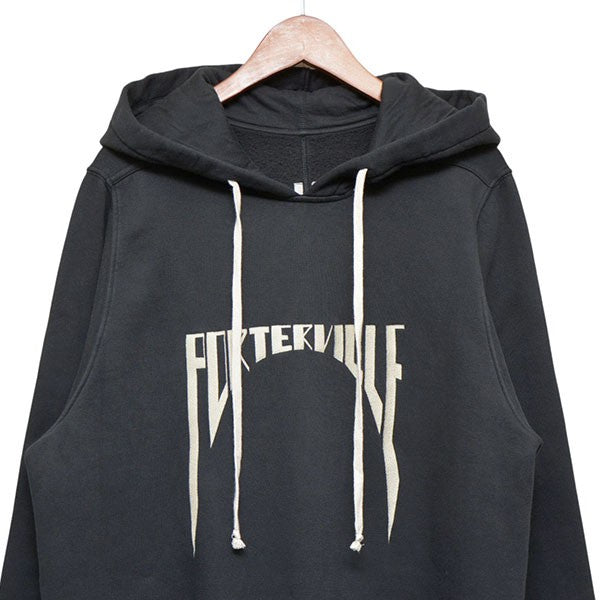 RICK OWENS 2024AW Porterville 刺繍 フーディー オーバーサイズプルオーバーパーカー RU02D6282FEM7 古着・中古-3枚目のアイテム画像