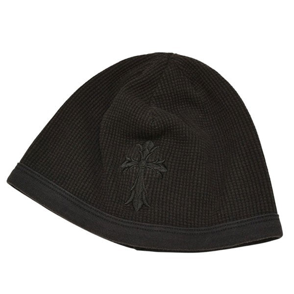 CHROME HEARTS クロス刺繍サーマルビーニー ニットキャップ 古着・中古-1枚目のアイテム画像