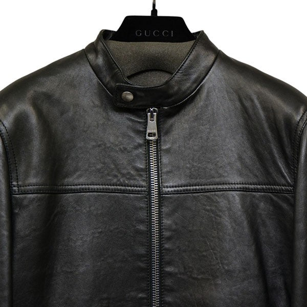 GUCCI(グッチ) 2017SS ミケーレ期 シングルライダースジャケット