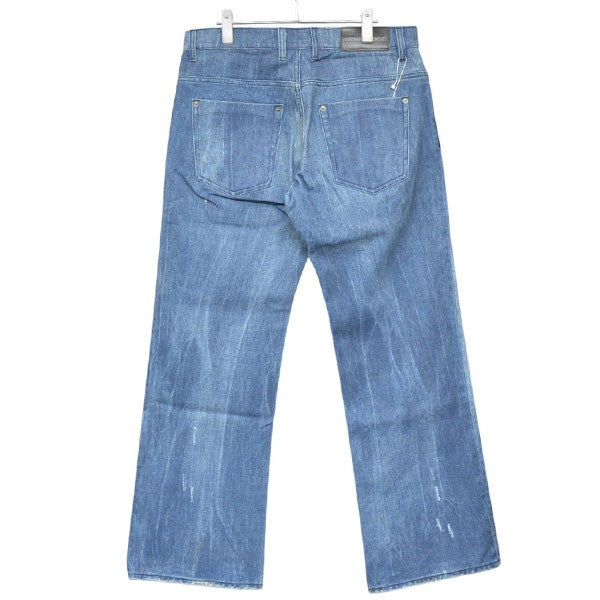 WOKE EDGE 2025AW Printed Loose Flare Denim 転写ルーズフレアデニムパンツ 2521-15917-015200 古着・中古-2枚目のアイテム画像