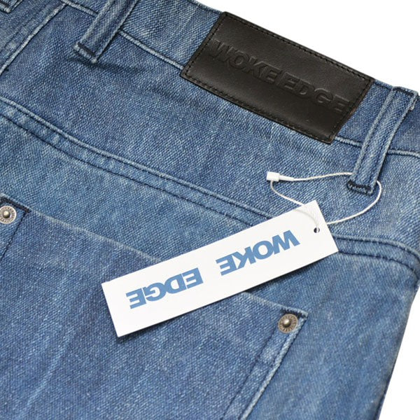 WOKE EDGE 2025AW Printed Loose Flare Denim 転写ルーズフレアデニムパンツ 2521-15917-015200 古着・中古-5枚目のアイテム画像