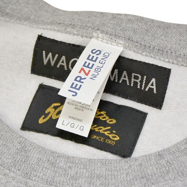 WACKO MARIA×56 Tatto Studio 2025AW CREW NECK SWEAT SHIRT クルーネックスウェット トレーナー 56TS-WM-SS04 古着・中古-7枚目のアイテム画像