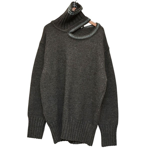 Y． PROJECT DOUBLE NECK OVERSIZED SWEATER ダブルネックオーバーサイズニット セーター MPULL60S21 古着・中古-1枚目のアイテム画像