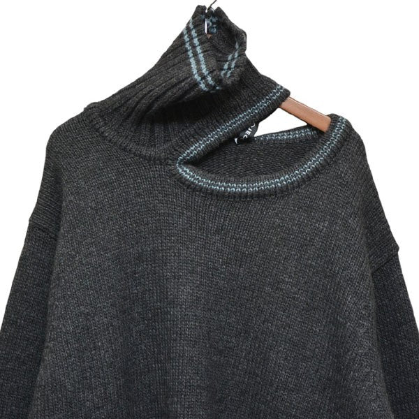 Y． PROJECT DOUBLE NECK OVERSIZED SWEATER ダブルネックオーバーサイズニット セーター MPULL60S21 古着・中古-3枚目のアイテム画像