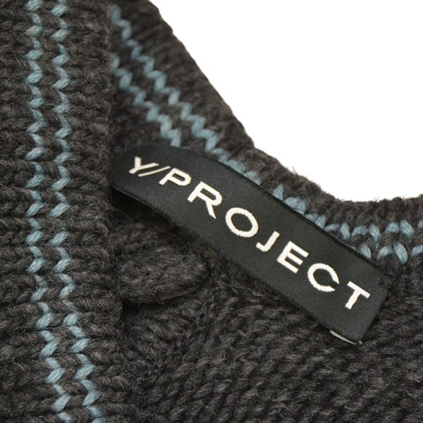 Y． PROJECT DOUBLE NECK OVERSIZED SWEATER ダブルネックオーバーサイズニット セーター MPULL60S21 古着・中古-6枚目のアイテム画像