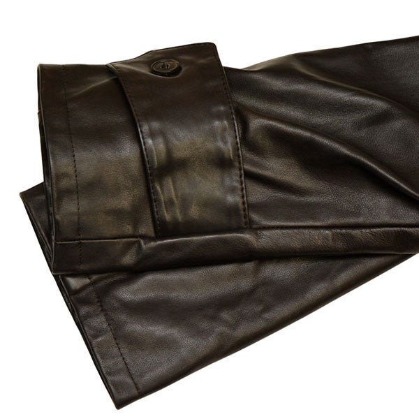 DRIES VAN NOTEN ライカ期 レザーロングトレンチコート レザーコート 3651-4902 古着・中古-5枚目のアイテム画像
