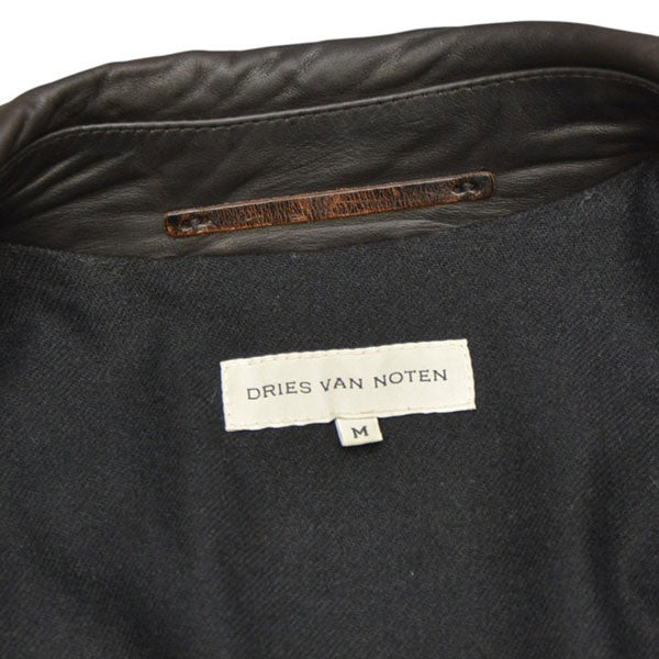 DRIES VAN NOTEN ライカ期 レザーロングトレンチコート レザーコート 3651-4902 古着・中古-8枚目のアイテム画像
