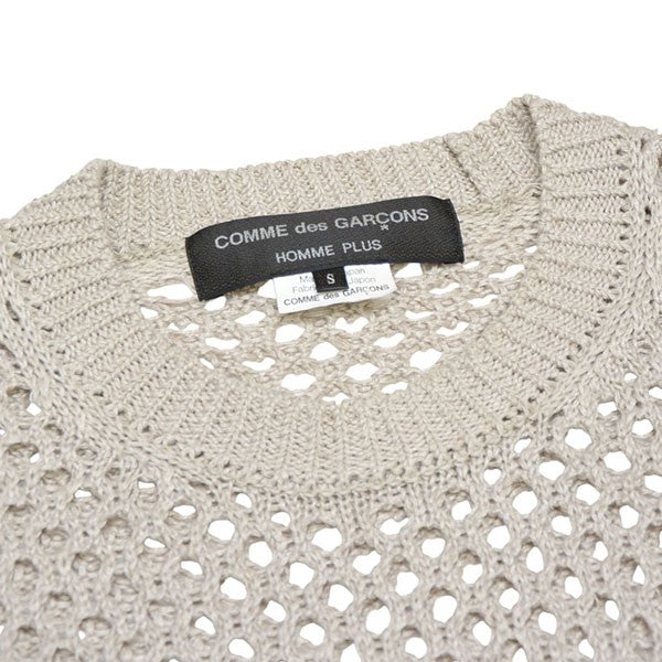 COMME des GARCONS HOMME PLUS 2015SS メッシュニット リネンセーター PO-N016 古着・中古-5枚目のアイテム画像