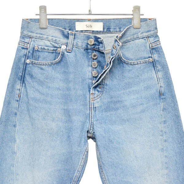 Sefr TWISTED CUT JEANS CLASSIC WASH ツイストカットデニムパンツ 古着・中古-4枚目のアイテム画像