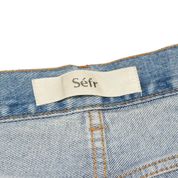 Sefr TWISTED CUT JEANS CLASSIC WASH ツイストカットデニムパンツ 古着・中古-8枚目のアイテム画像