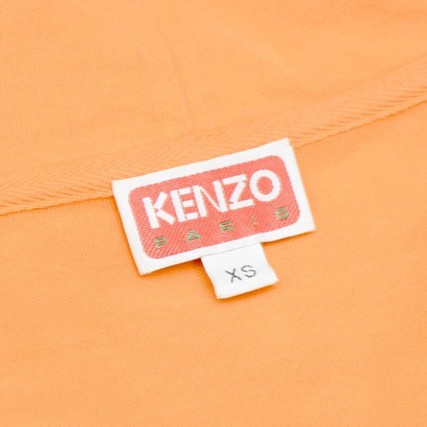 KENZO BOKE BOY TRAVELS クロップドプルオーバーパーカー ロゴプリントフーディ FD52TS0324SE 古着・中古-5枚目のアイテム画像