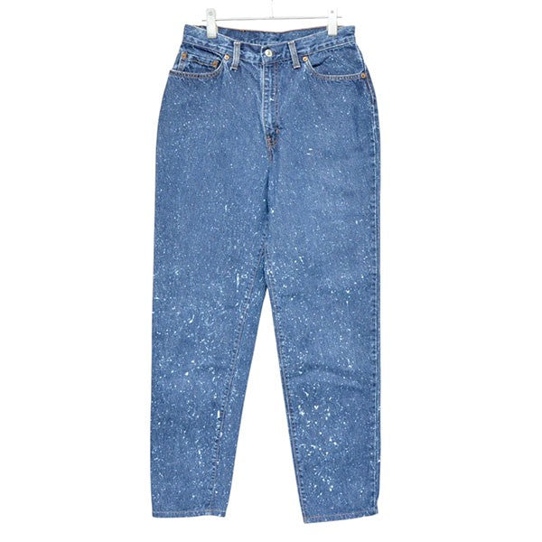 leeridersデニムジーンズパンツスリムスキニーvintageウォッシュ加工 LEVI'S(リーバイス) 1990s Lot505 ギャラクティックウォッシュ デニム