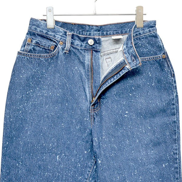 leeridersデニムジーンズパンツスリムスキニーvintageウォッシュ加工 LEVI'S(リーバイス) 1990s Lot505 ギャラクティックウォッシュ デニム