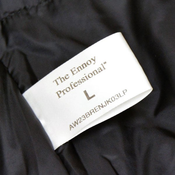 ENNOY×スタイリスト私物 2023AW Belongings Nylon Padded Jacket Triple Black ナイロンパテッドジャケット ブルゾン AW23BRENJK03LP 古着・中古-6枚目のアイテム画像