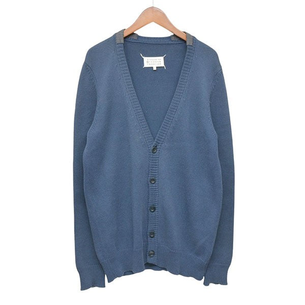 Maison Margiela 2013SS エルボーパッチコットンニットカーディガン S30HA0608 古着・中古-1枚目のアイテム画像
