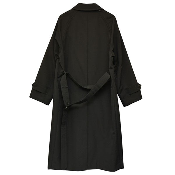 AURALEE WOOL MAX CANVAS SOUTIEN COLLAR COAT ステンカラーロングコート A22SC01WC 古着・中古-2枚目のアイテム画像