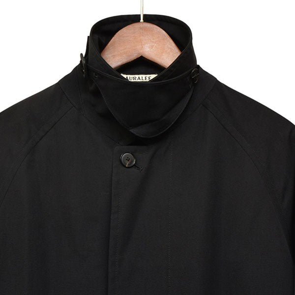 AURALEE WOOL MAX CANVAS SOUTIEN COLLAR COAT ステンカラーロングコート A22SC01WC 古着・中古-4枚目のアイテム画像