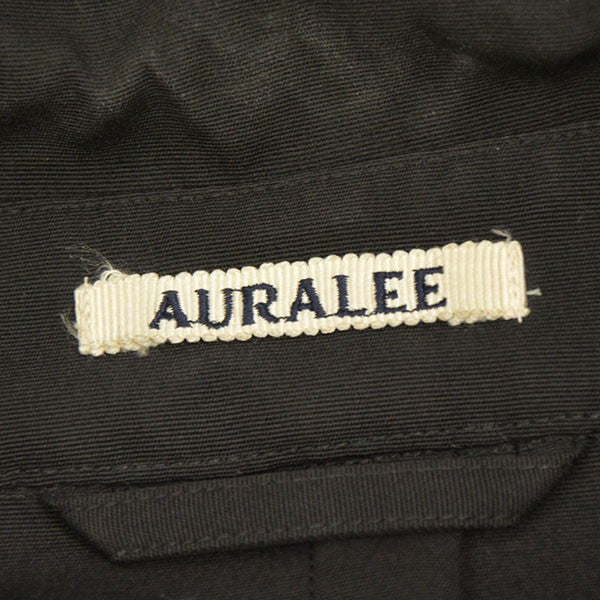 AURALEE WOOL MAX CANVAS SOUTIEN COLLAR COAT ステンカラーロングコート A22SC01WC 古着・中古-9枚目のアイテム画像