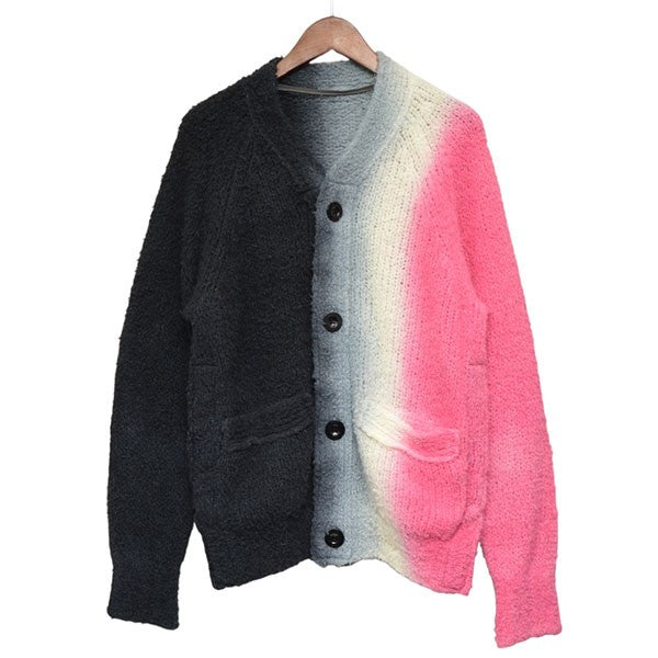 sacai 2023AW Tie Dye Knit Cardigan タイダイグラデーションニットカーディガン 23-03167M 古着・中古-1枚目のアイテム画像