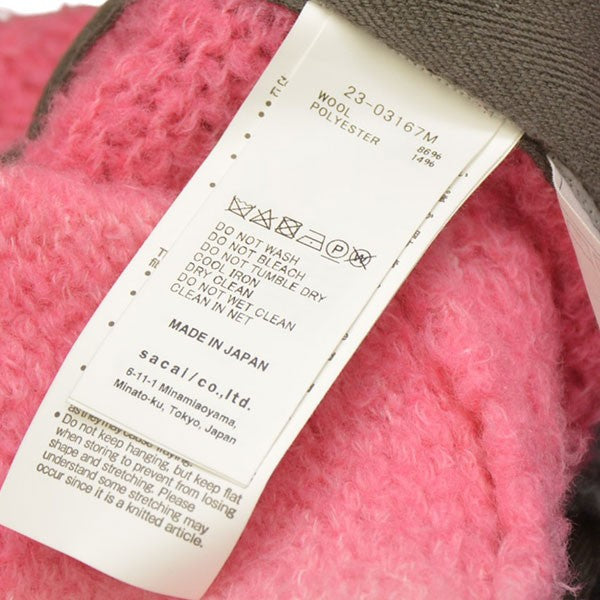 sacai(サカイ) 2023AW Tie Dye Knit Cardigan タイダイグラデーション