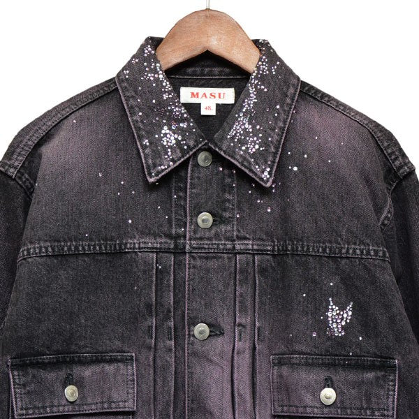 MASU 2024AW MASU BOYS STARDUST DENIM JACKET スタッズデニムジャケット Gジャン ジージャン MBFW-BLB124C 古着・中古-3枚目のアイテム画像