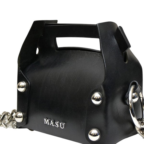 MASU 2024AW LEATHER CAKE MINI BAG レザーケーキミニバッグ チェーンショルダーバッグ MPFW-OJ0424 古着・中古-3枚目のアイテム画像