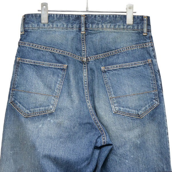ANCELLM(アンセルム) Attic別注 EX STRAIGHT 5P DENIM PANTS バギー