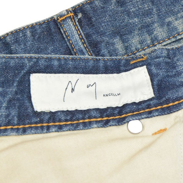 ANCELLM Attic別注 EX STRAIGHT 5P DENIM PANTS バギーデニムパンツ ワイドジーンズ ANC-PT11-EX 古着・中古-6枚目のアイテム画像