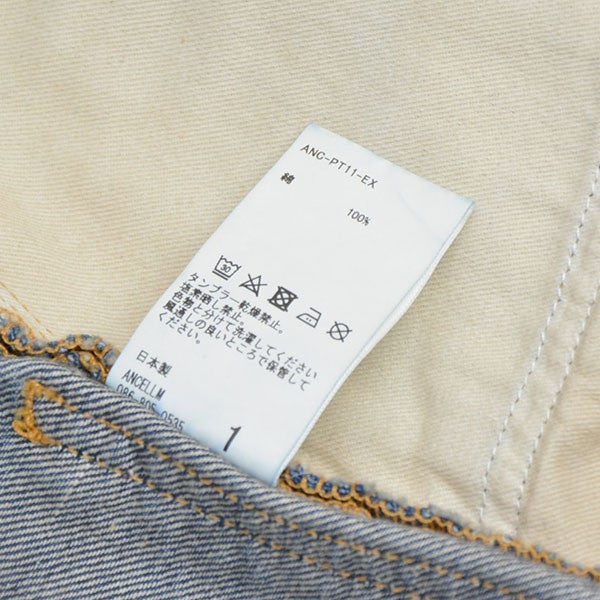 ANCELLM Attic別注 EX STRAIGHT 5P DENIM PANTS バギーデニムパンツ ワイドジーンズ ANC-PT11-EX 古着・中古-7枚目のアイテム画像