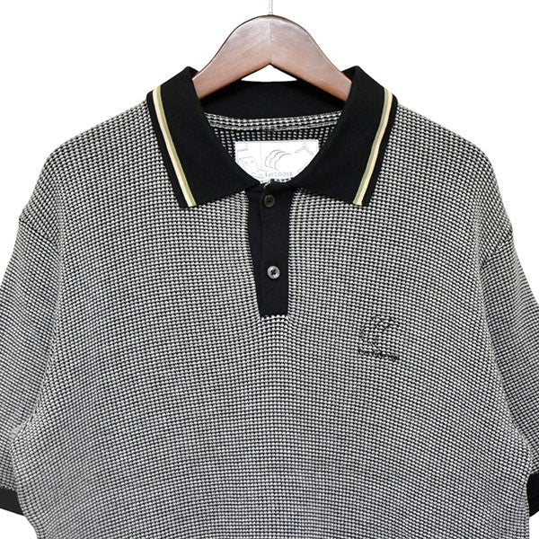LET LOOSE Waffle Polo shirt ポロシャツ 古着・中古-3枚目のアイテム画像
