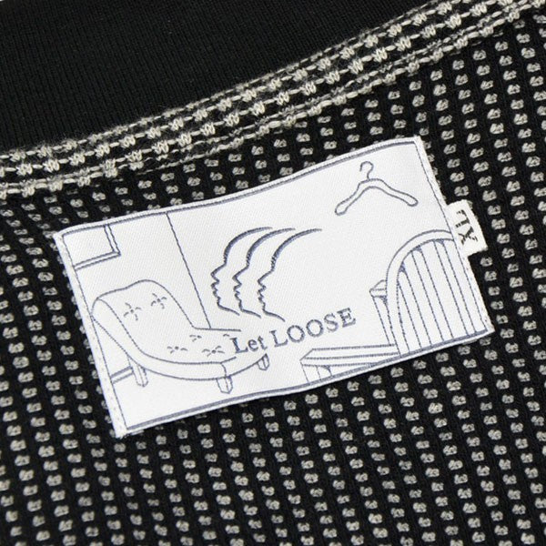 LET LOOSE Waffle Polo shirt ポロシャツ 古着・中古-5枚目のアイテム画像