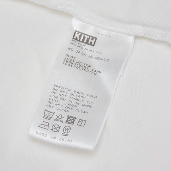 KITH Women Mott New York Tee II 刺繍ロゴＴシャツ 24-071-061-0003-7-0 古着・中古-7枚目のアイテム画像