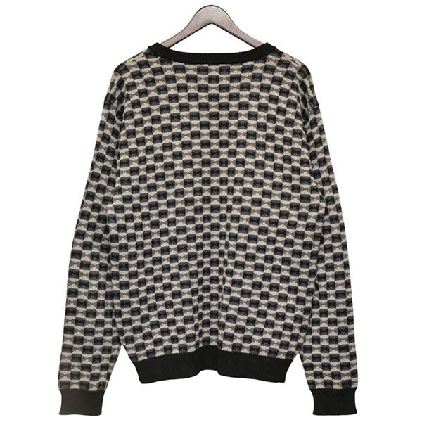 BoTT×WISM 2021AW Century Sweater 総柄クルーネックニット セーター 古着・中古-2枚目のアイテム画像