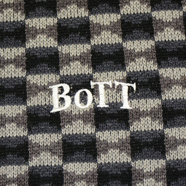 BoTT×WISM 2021AW Century Sweater 総柄クルーネックニット セーター 古着・中古-4枚目のアイテム画像
