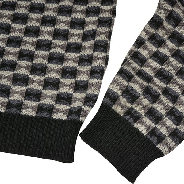 BoTT×WISM 2021AW Century Sweater 総柄クルーネックニット セーター 古着・中古-5枚目のアイテム画像