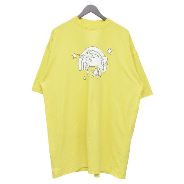 VETEMENTS 2021SS Magic Unicorn Tee マジックユニコーンＴシャツ オーバーサイズプリントＴシャツ UE51TR390Y 古着・中古-1枚目のアイテム画像