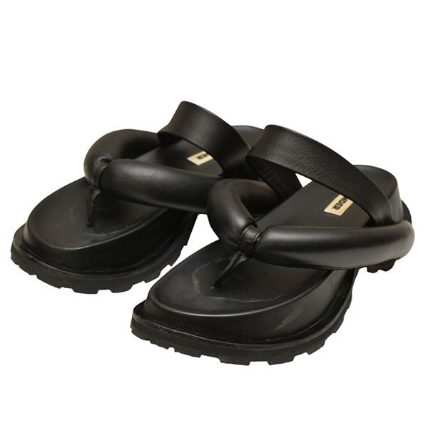 JIL SANDER PLATFORM SANDALS レザーサンダル JS36046A 15001 古着・中古-1枚目のアイテム画像