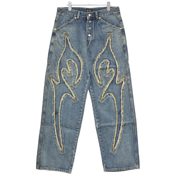 THUG CLUB TRIBLE DENIM PANTS デニムパンツ TC23PT0701 古着・中古-1枚目のアイテム画像
