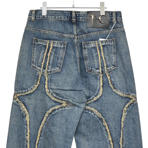 THUG CLUB TRIBLE DENIM PANTS デニムパンツ TC23PT0701 古着・中古-5枚目のアイテム画像