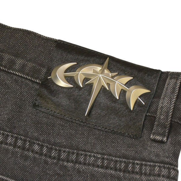 The Boy Has No Patience LUMINOUS RHINESTONE CROPPED JEANS ラインストーンデニムショートパンツ 25WO-NP-AW01 古着・中古-7枚目のアイテム画像
