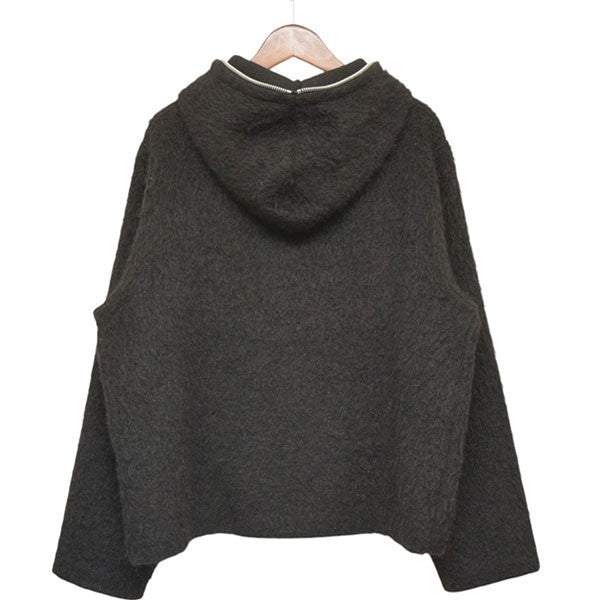 OUR LEGACY FULL ZIP HOOD シャギージップアップパーカー フードジャケット M4243FBH 古着・中古-2枚目のアイテム画像